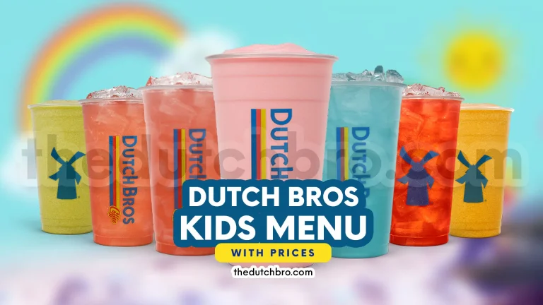 Dutch Bros Kids Menu