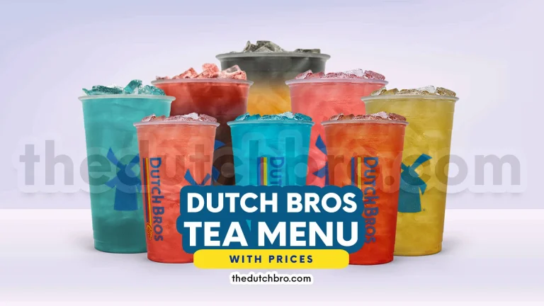 Dutch Bros Tea Menu with Prices